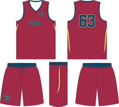 Detail Template Jersey Basket Cdr Nomer 11