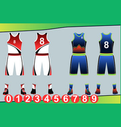 Detail Template Jersey Basket Cdr Nomer 19
