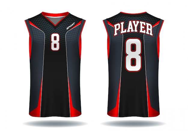 Detail Template Jersey Basket Cdr Nomer 31