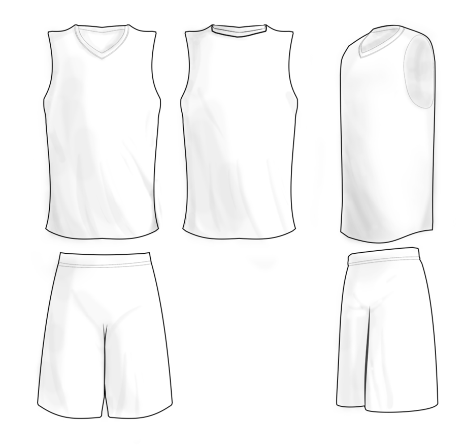Detail Template Jersey Basket Cdr Nomer 32