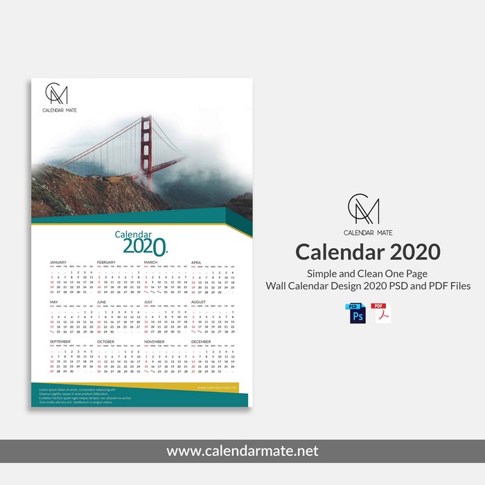 Detail Template Kalender 2019 Psd Gratis Nomer 20