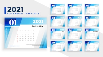 Detail Template Kalender 2021 Nomer 29