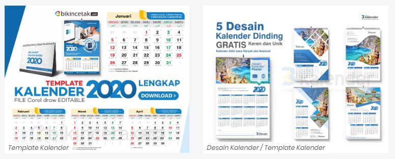 Detail Template Kalender Cdr Nomer 17