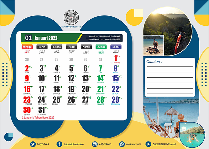 Detail Template Kalender Duduk Nomer 19