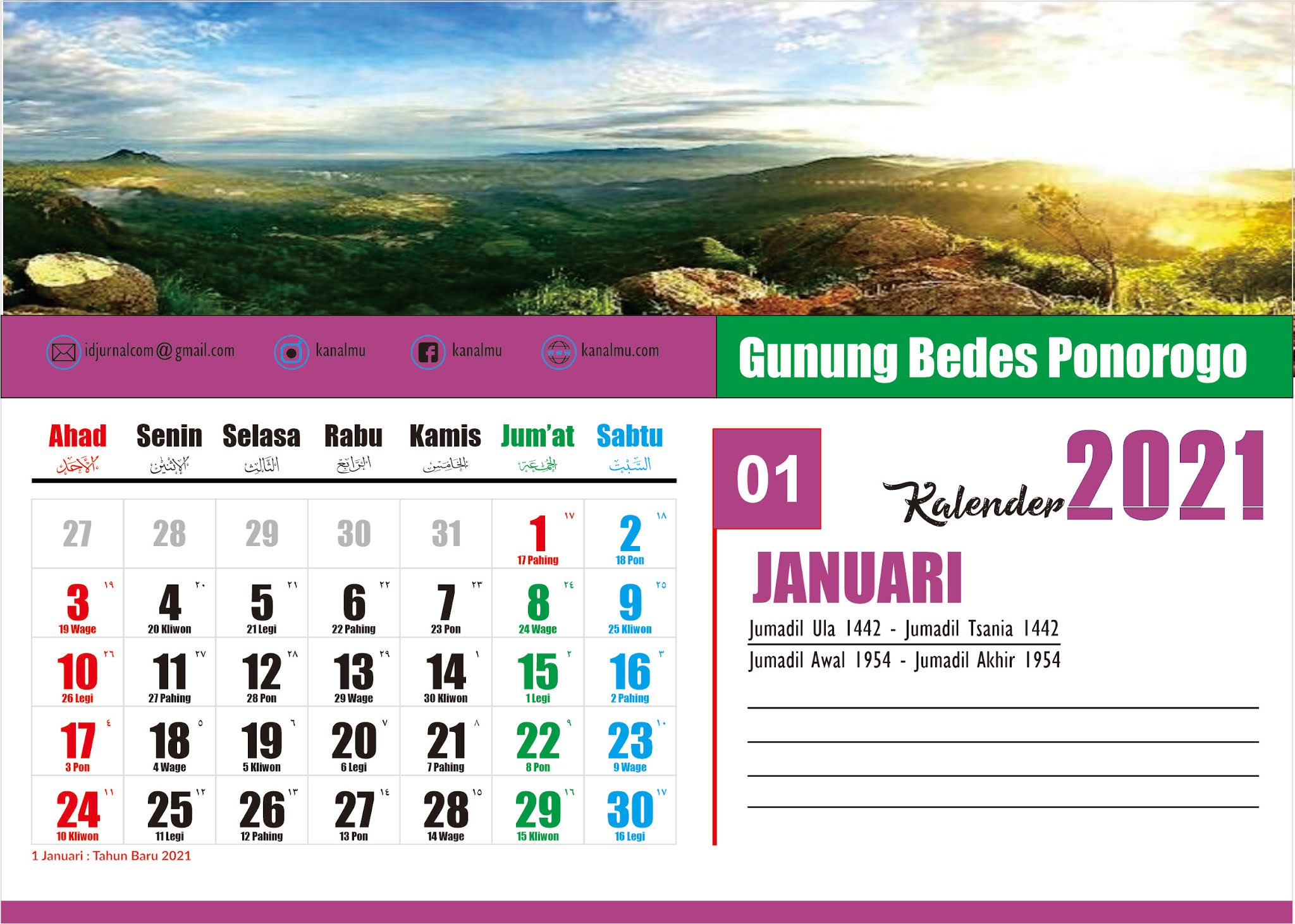 Detail Template Kalender Duduk Nomer 54