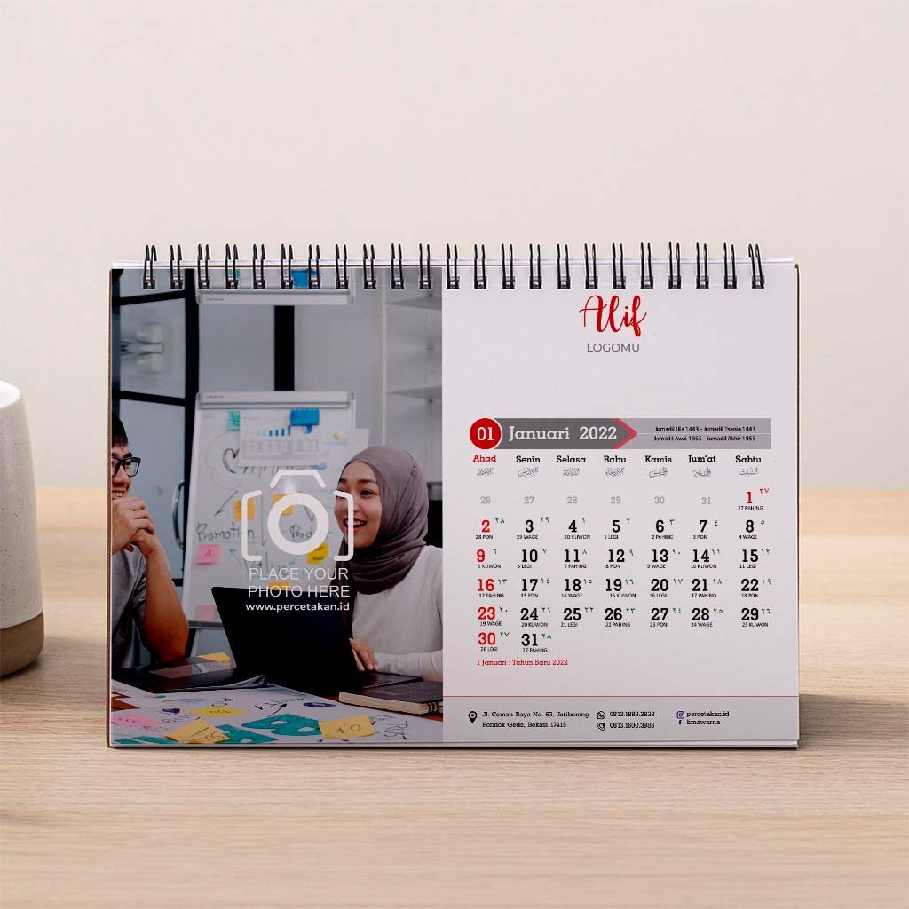 Detail Template Kalender Duduk Nomer 10