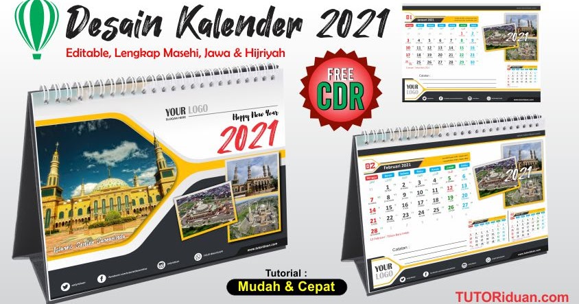 Detail Template Kalender Meja 2019 Cdr Nomer 13