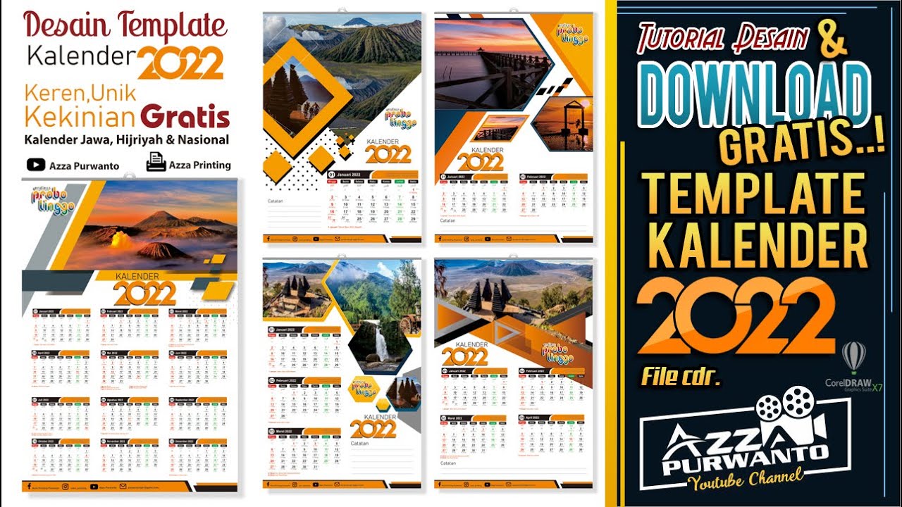 Detail Template Kalender Meja 2019 Cdr Nomer 33