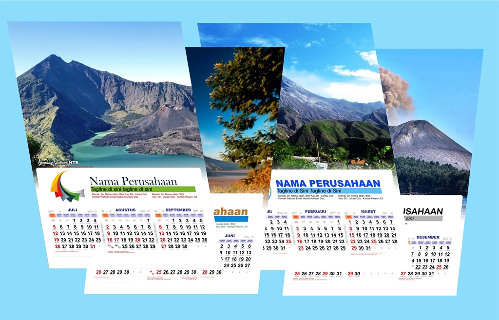 Detail Template Kalender Meja 2019 Cdr Nomer 34