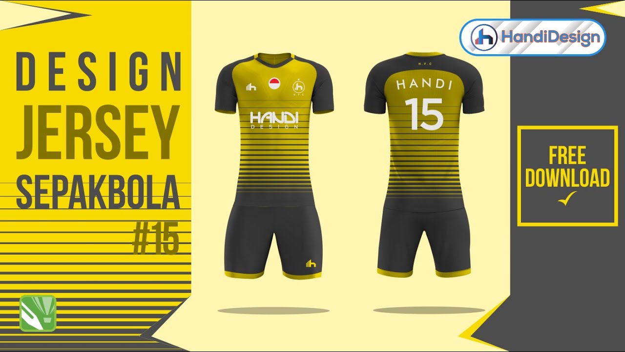 Detail Template Kaos Bola Nomer 22