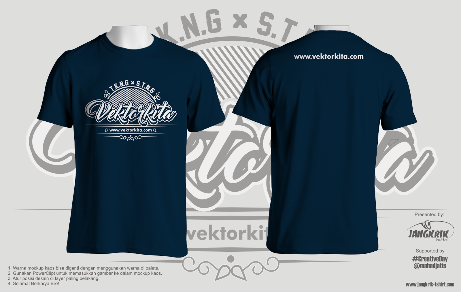 Detail Template Kaos Cdr Nomer 17