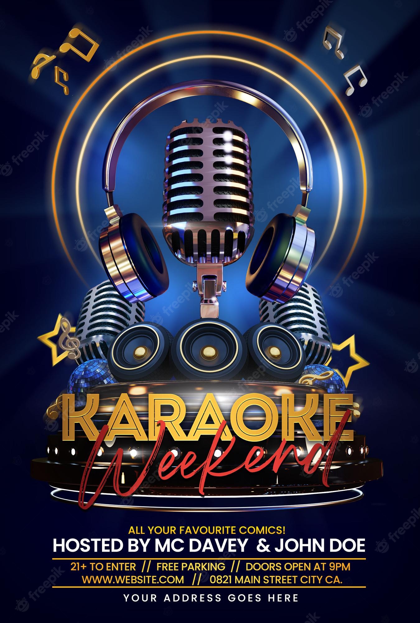 Detail Template Karaoke Flyer Nomer 17