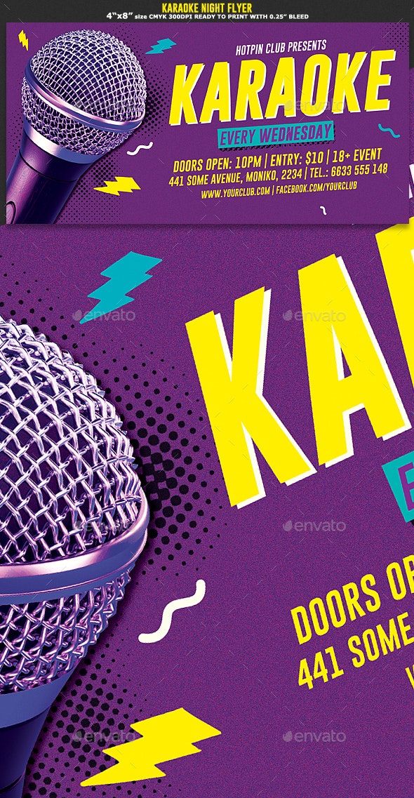 Detail Template Karaoke Flyer Nomer 52