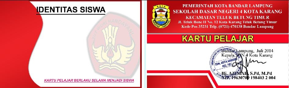 Detail Template Kartu Pelajar Nomer 16