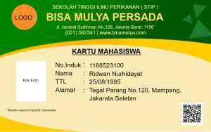 Detail Template Kartu Pelajar Nomer 23