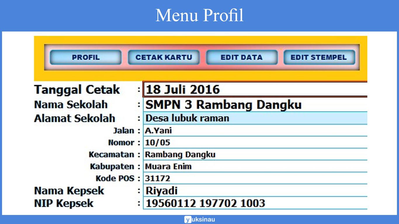 Detail Template Kartu Pelajar Nomer 44