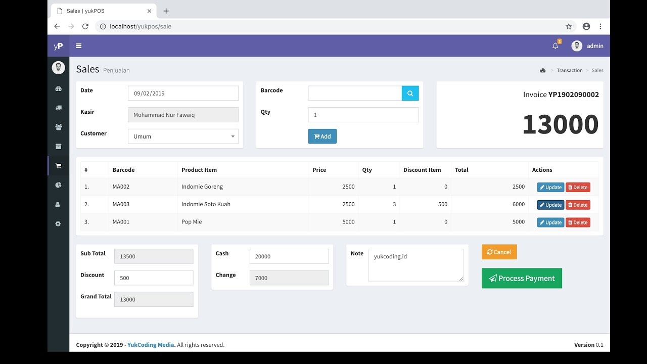 Detail Template Kasir Bootstrap Nomer 21