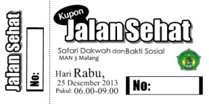 Detail Template Kupon Jalan Sehat Nomer 29