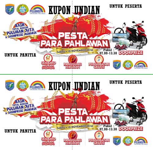 Download Template Kupon Jalan Sehat Nomer 50
