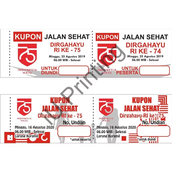 Detail Template Kupon Jalan Sehat Nomer 8