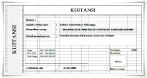 Detail Template Kwitansi Excel Nomer 4