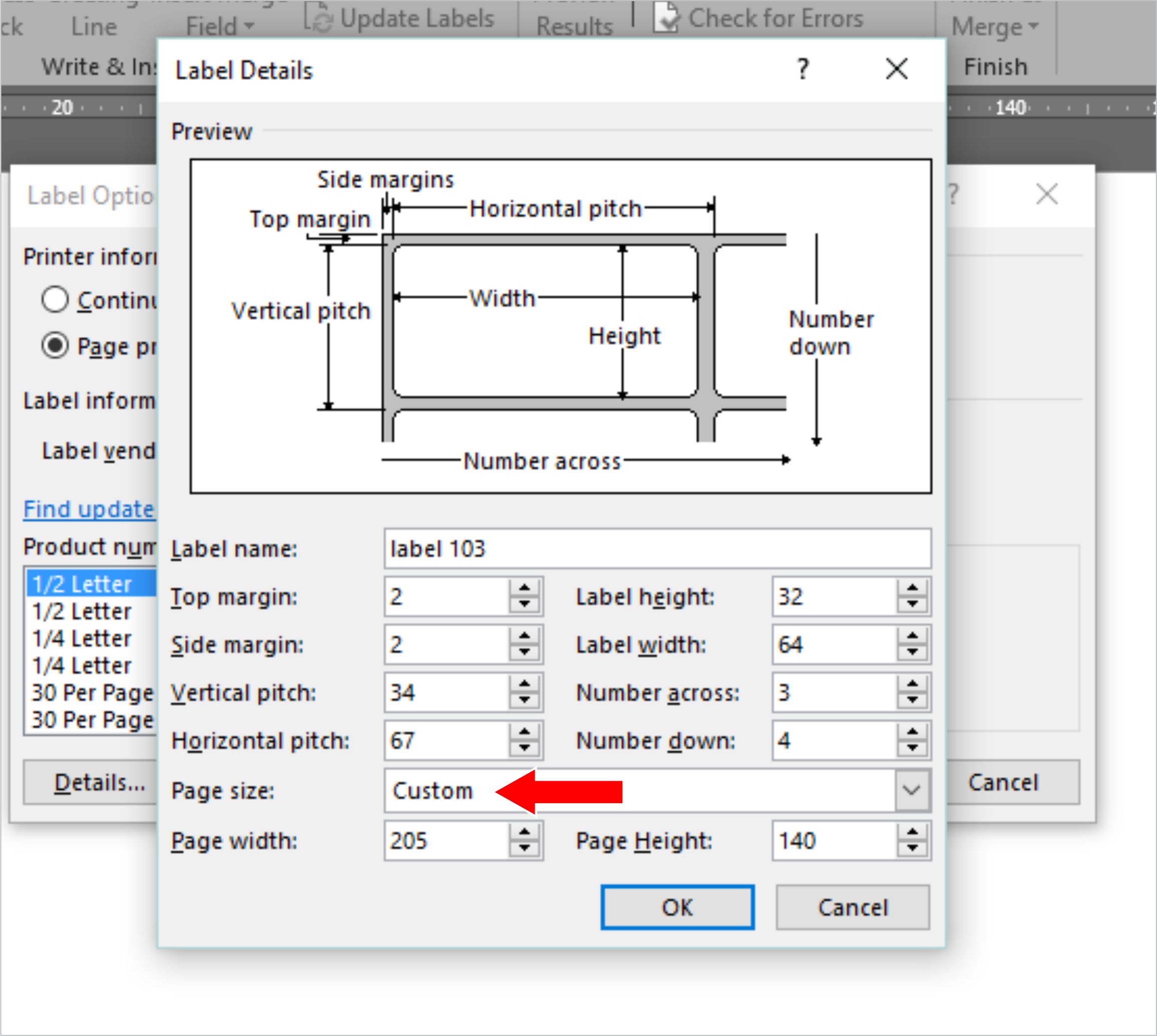 Detail Template Label 103 Nomer 2