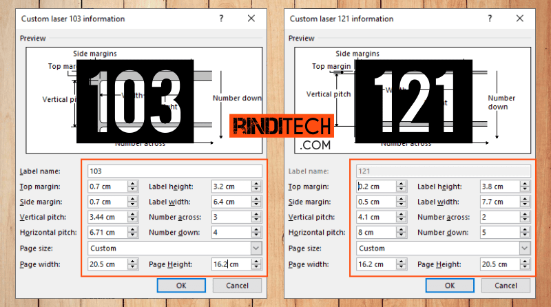 Detail Template Label 103 Nomer 14