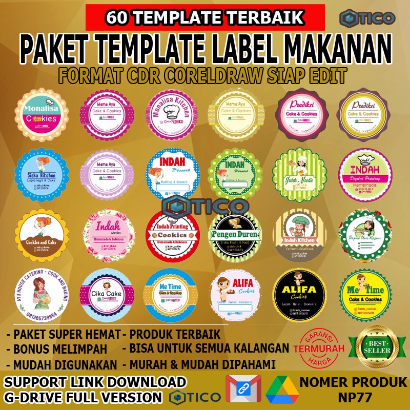 Detail Template Label Makanan Nomer 20
