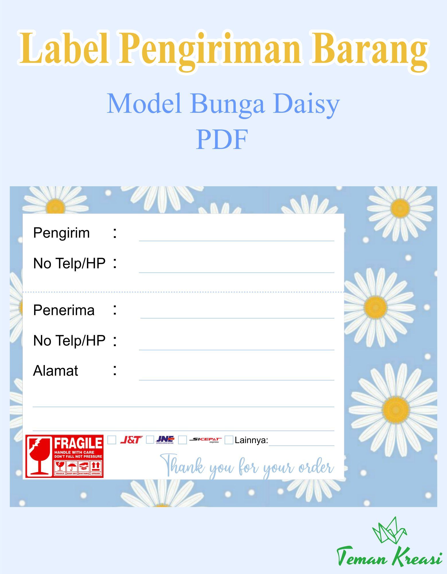 Detail Template Label Pengiriman Nomer 2