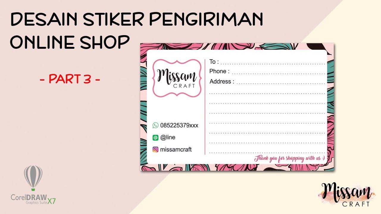 Detail Template Label Pengiriman Online Shop Nomer 16