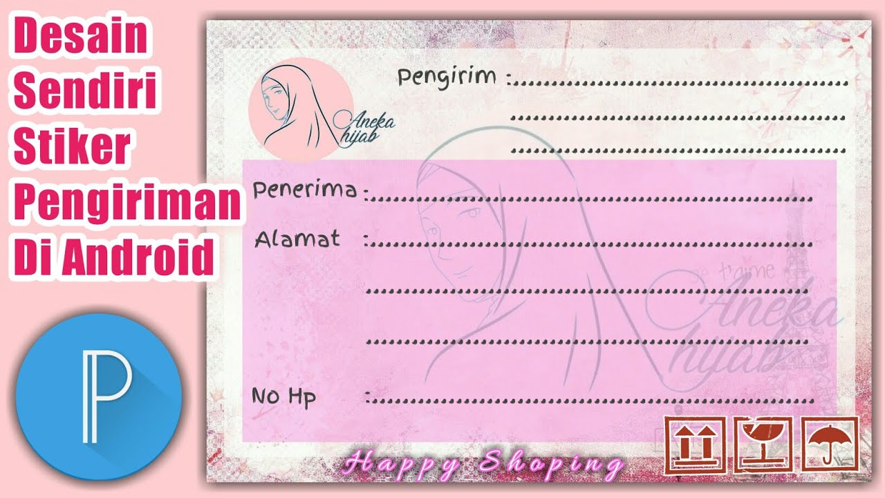 Detail Template Label Pengiriman Online Shop Word Nomer 28