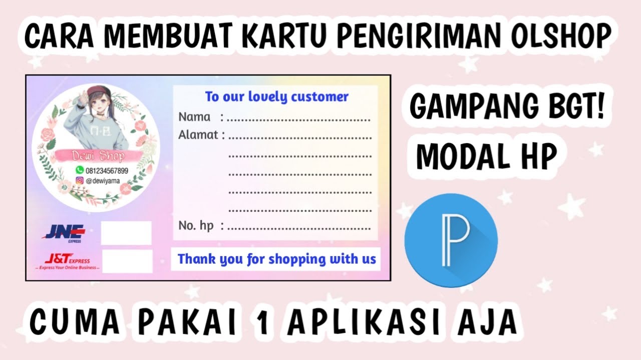 Detail Template Label Pengiriman Online Shop Word Nomer 44