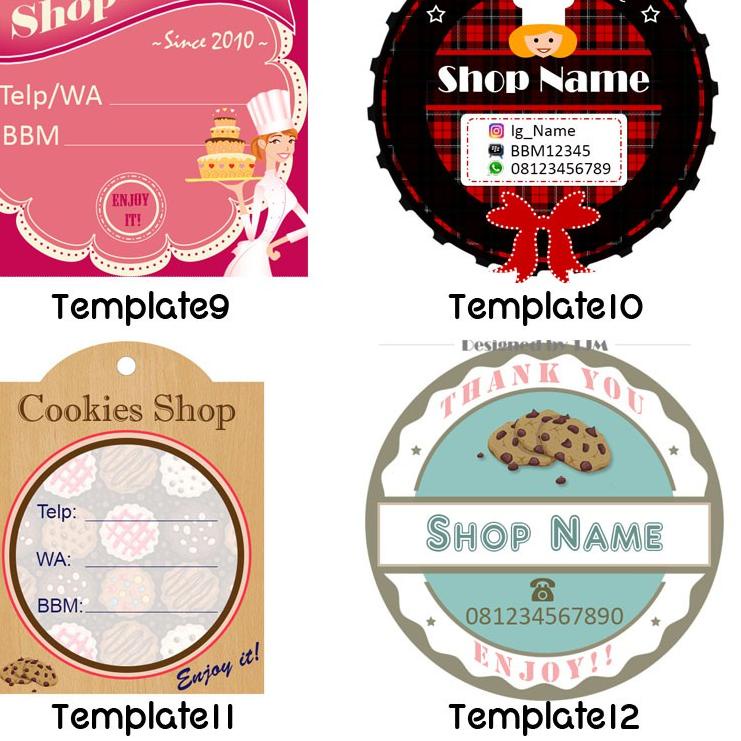 Detail Template Label Produk Nomer 45