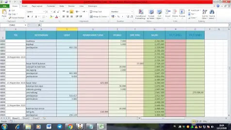 Detail Template Laporan Keuangan Excel Nomer 21