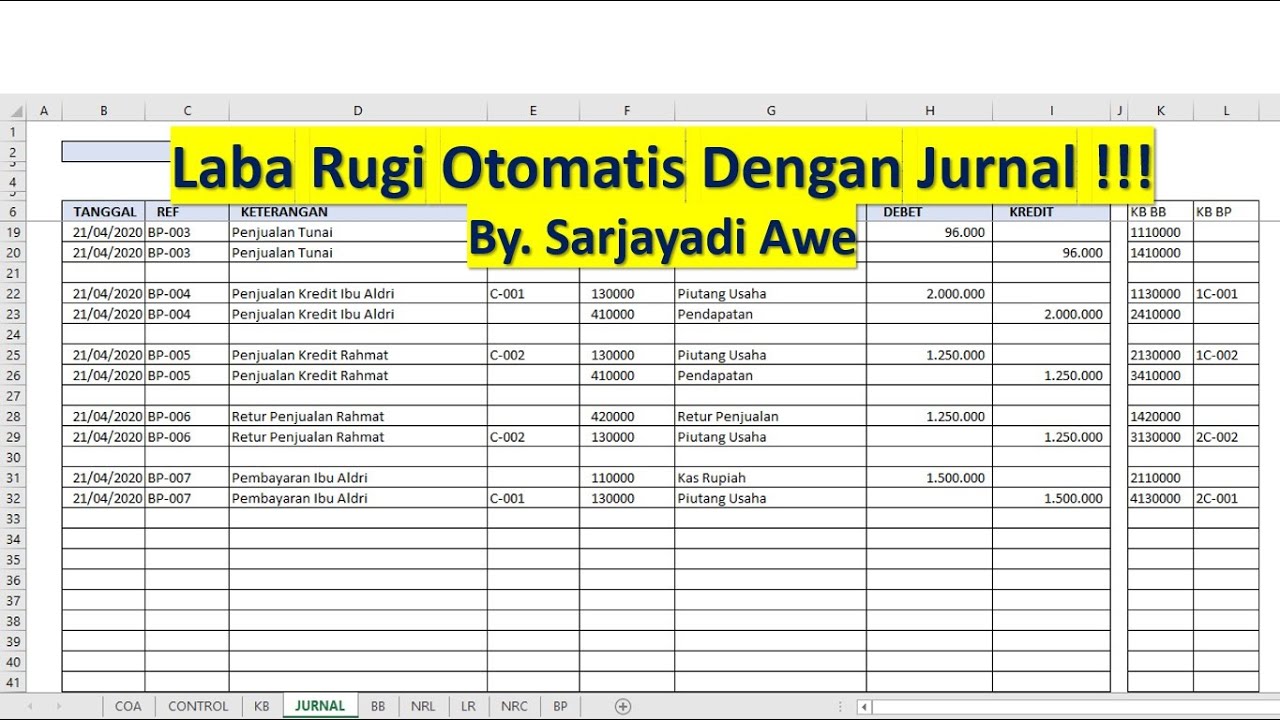 Detail Template Laporan Keuangan Excel Nomer 34