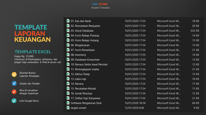 Detail Template Laporan Keuangan Excel Nomer 36