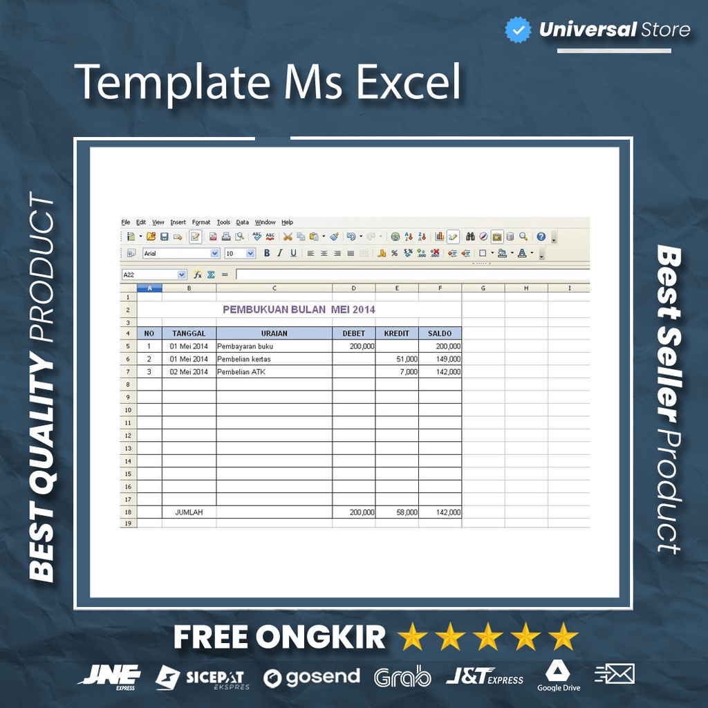 Detail Template Laporan Keuangan Excel Nomer 44