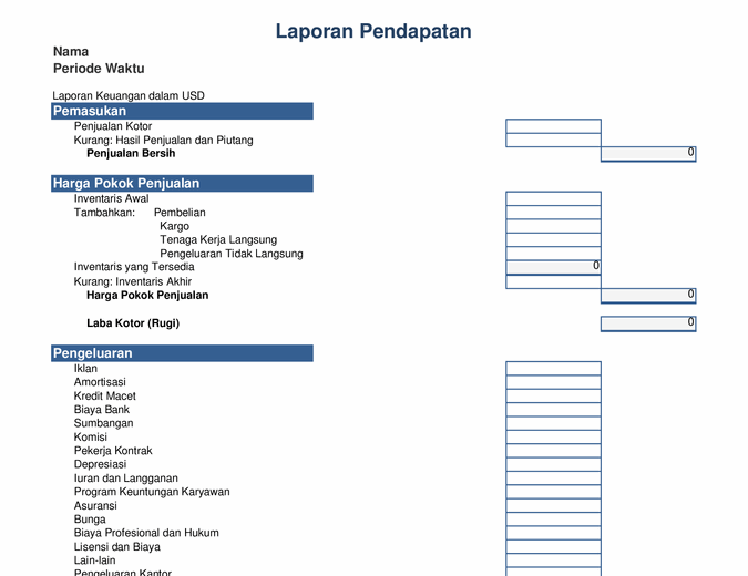 Detail Template Laporan Keuangan Excel Nomer 49