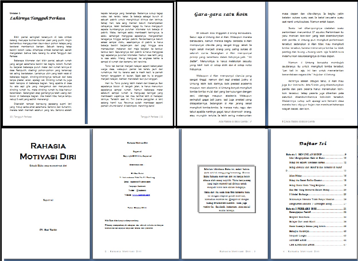 Detail Template Layout Buku Nomer 40