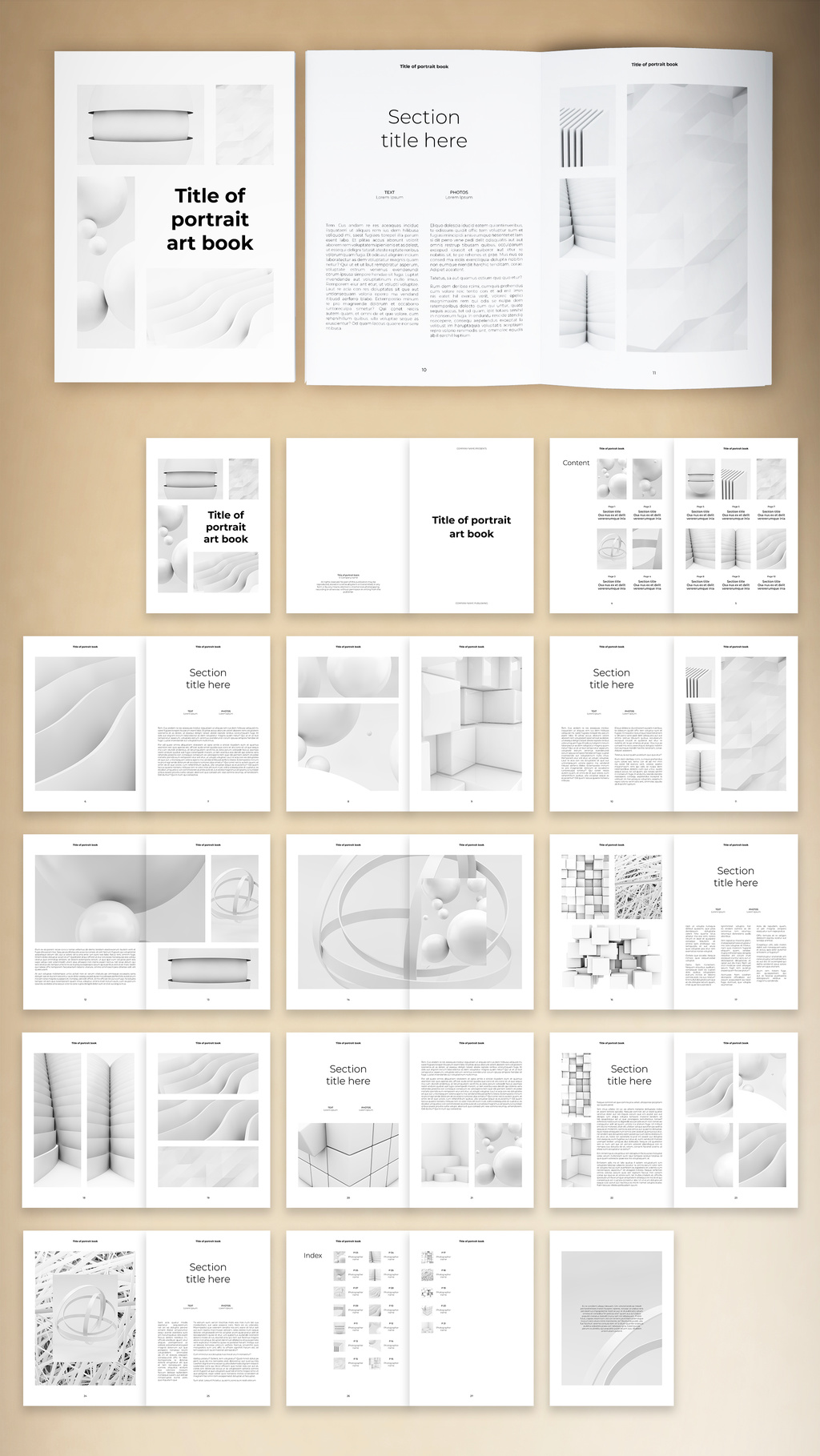 Detail Template Layout Buku Indesign Nomer 6