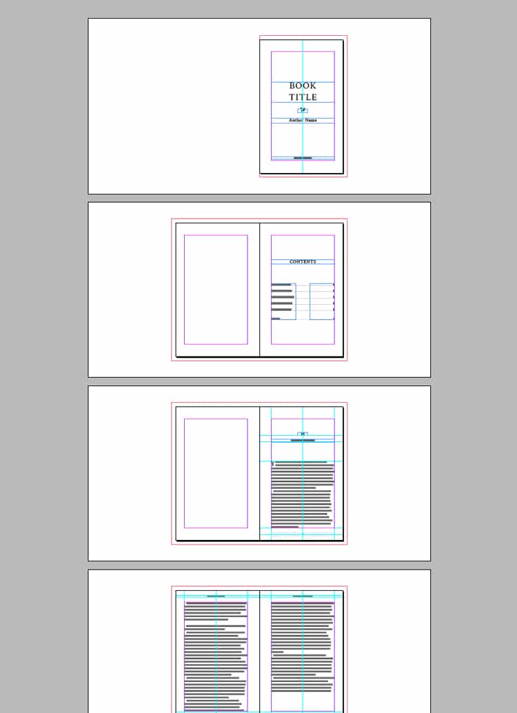 Detail Template Layout Buku Indesign Nomer 7