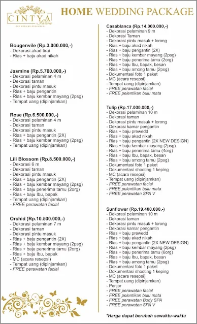 Detail Template List Persiapan Pernikahan Nomer 23