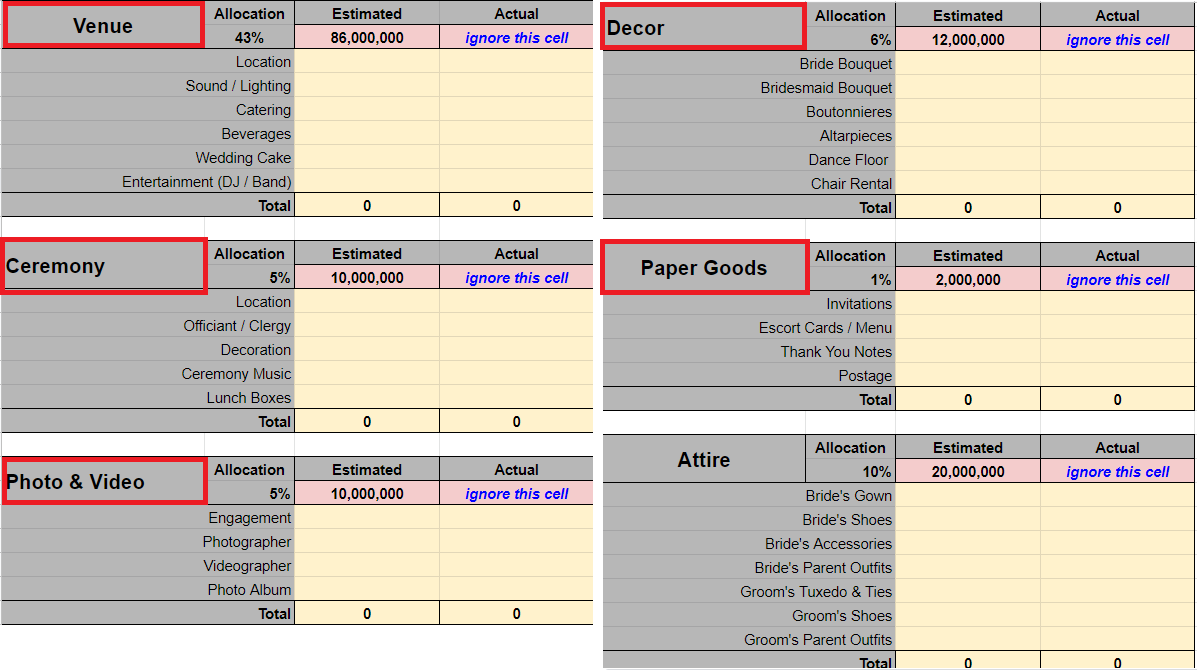 Detail Template List Persiapan Pernikahan Nomer 26