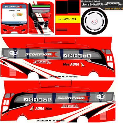 Detail Template Livery Bussid Shd Nomer 21