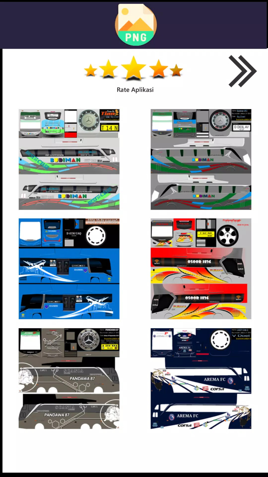 Detail Template Livery Bussid Shd Nomer 29