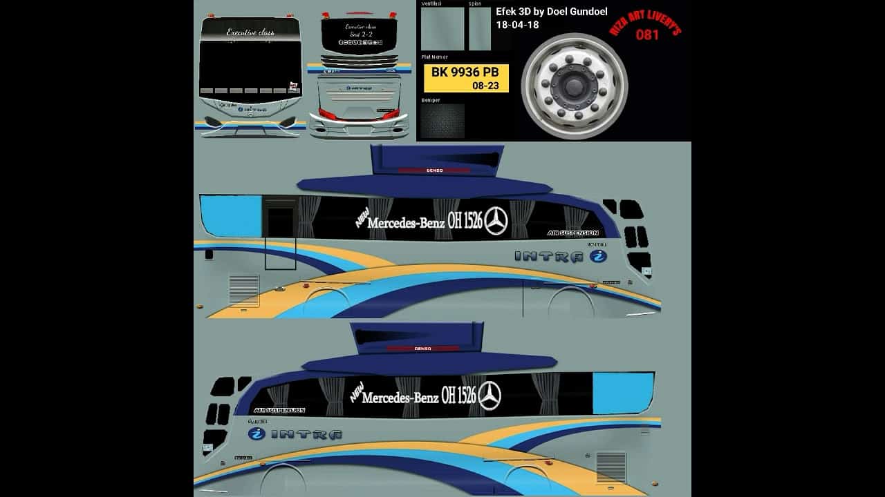 Detail Template Livery Bussid Shd Nomer 44