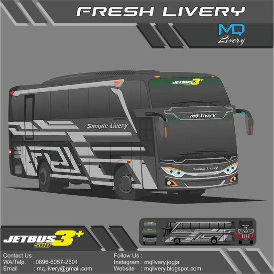 Detail Template Livery For Jetbus Shd Nomer 2