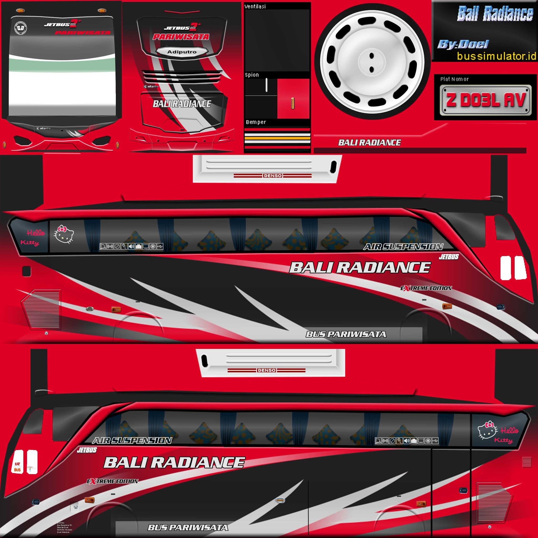 Detail Template Livery For Jetbus Shd Nomer 13