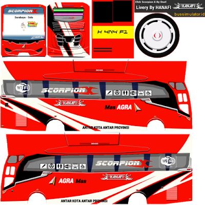 Detail Template Livery For Jetbus Shd Nomer 8