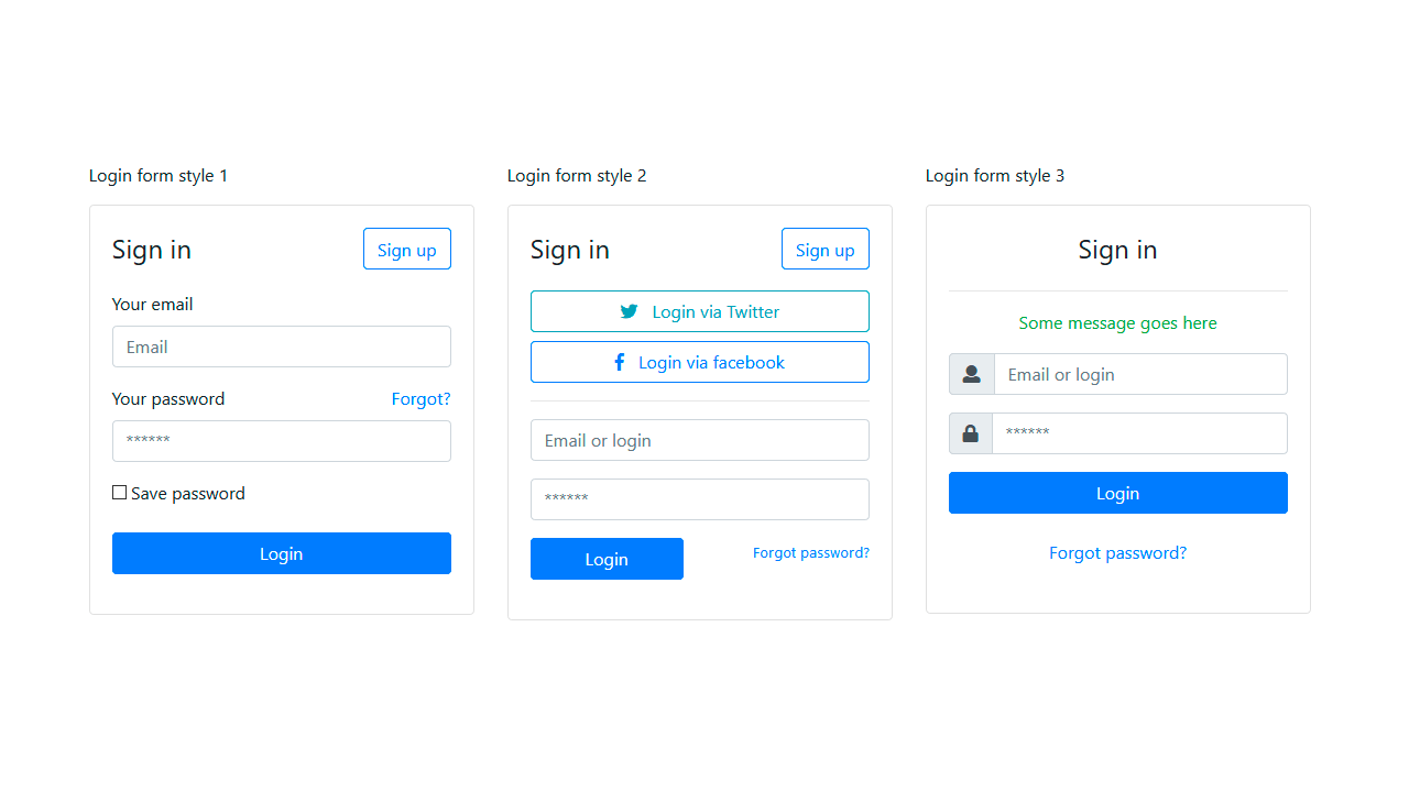 Detail Template Login Bootstrap 4 Nomer 34